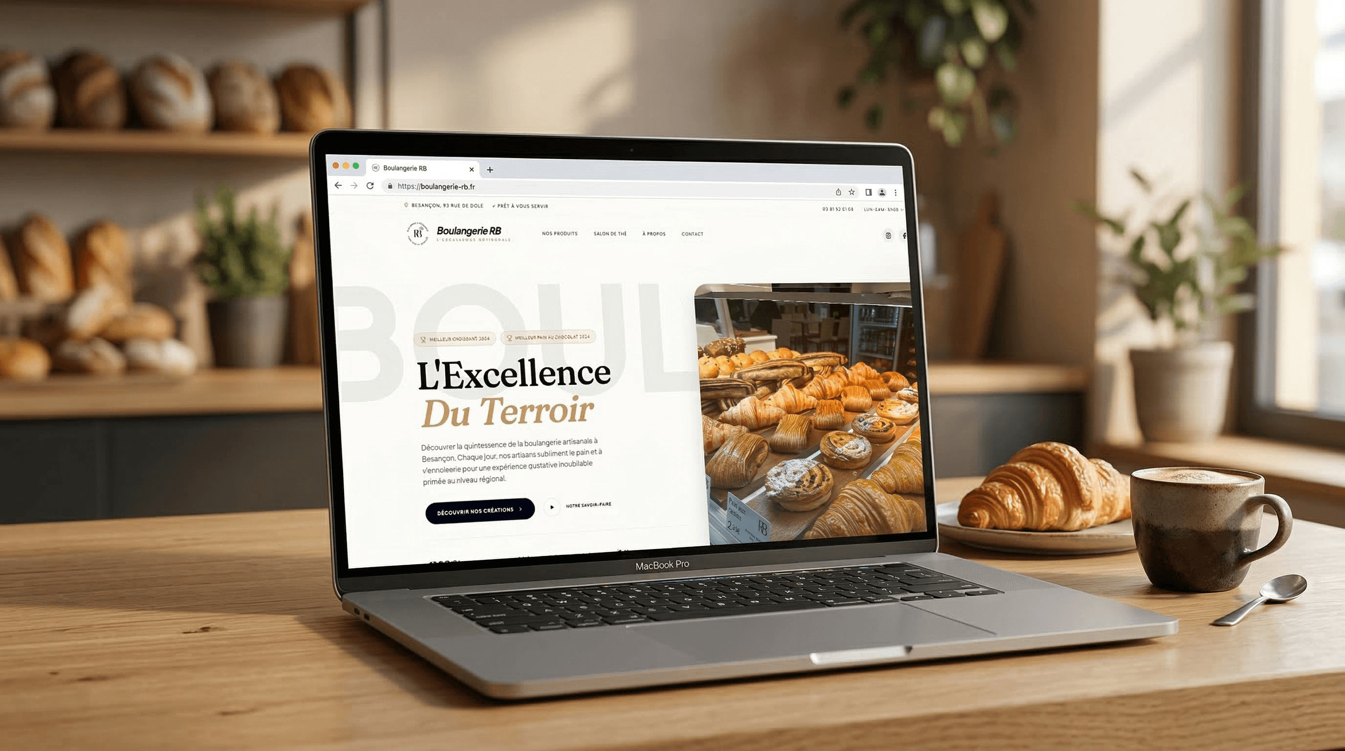Boulangerie RB – Site vitrine — Création Site Internet par OSIOM