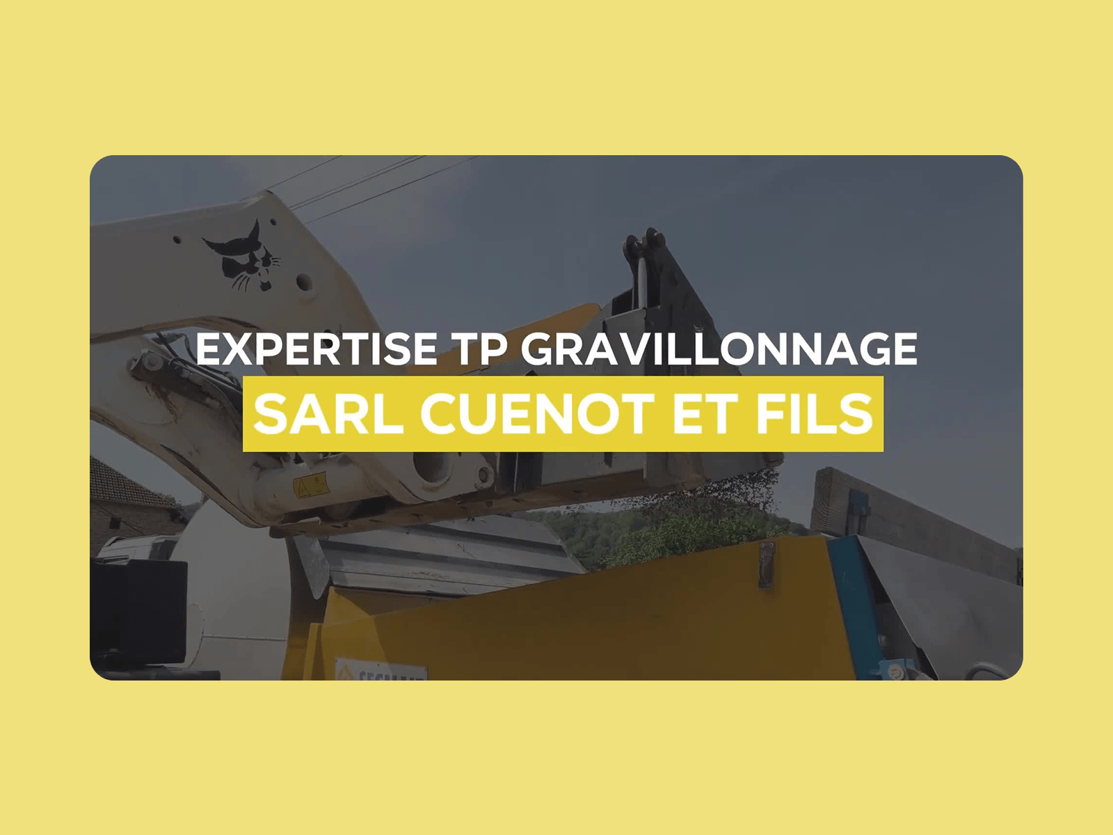 Cuenot & Fils – Gravillonage — Réalisation Vidéo par OSIOM