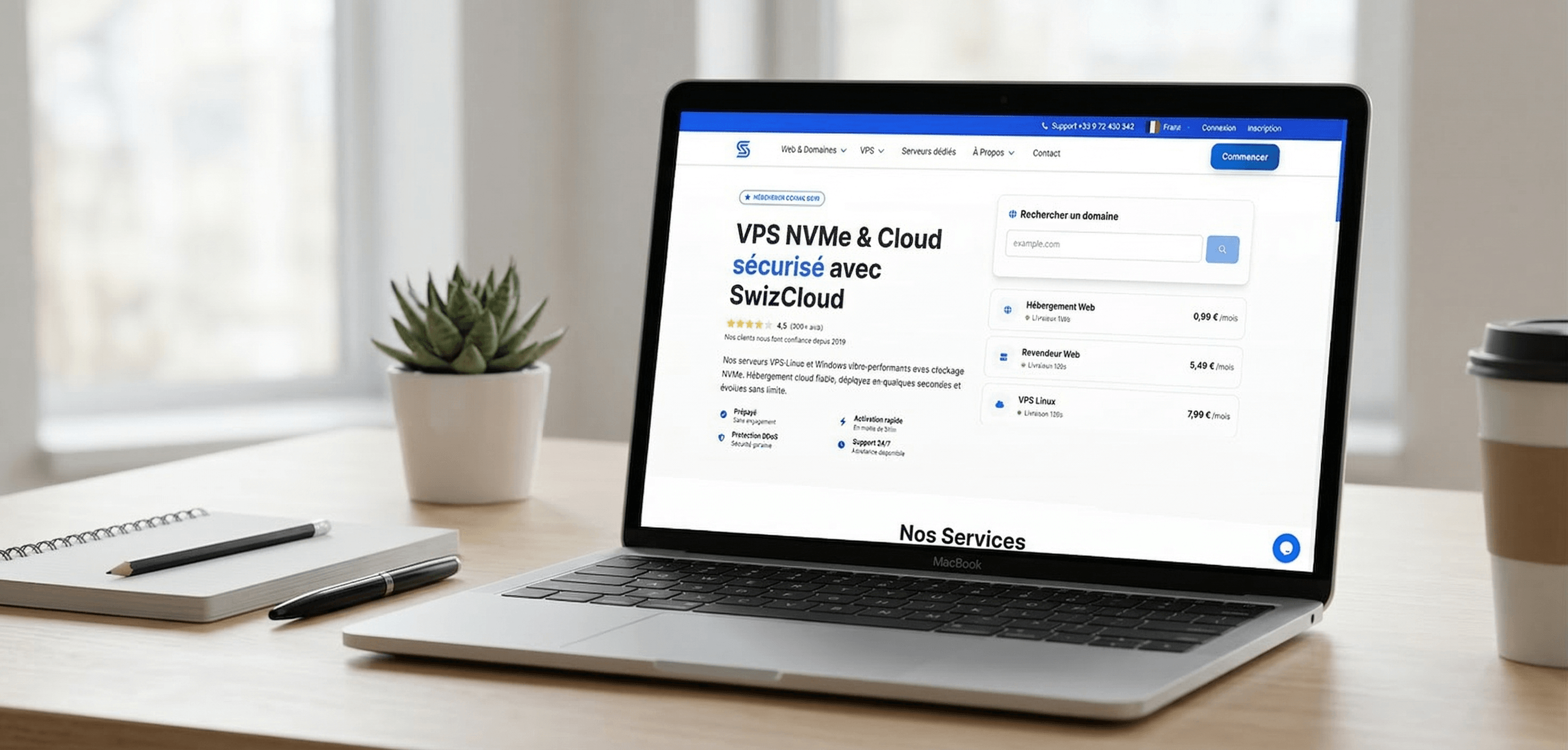 SwizCloud – Hébergeur Cloud — Création Site Internet par OSIOM