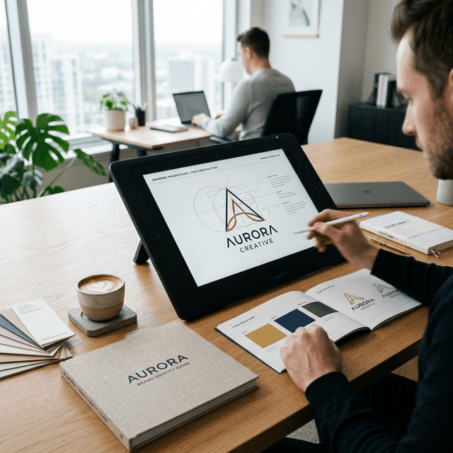 Processus de création de branding OSIOM